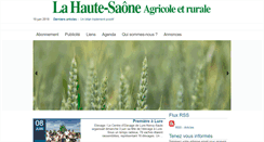 Desktop Screenshot of hautesaoneagricole.com